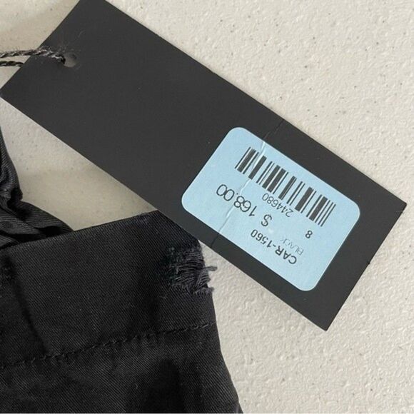 Carmar Women's Black Distressed Cargo Mini Skirt Size 8 New With Tags - Picture 12 of 12